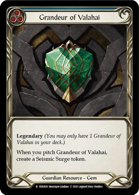 FaB] 英語版「Grandeur of Valahai」Cold Foil grandeur of valahai fab